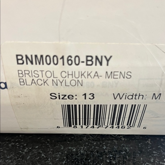 Men's Navy High-Top Chukka Shoe - Picture 8 of 8